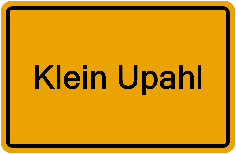 Handelsregisterauszug Klein Upahl